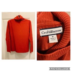 Red Turtleneck, Medium